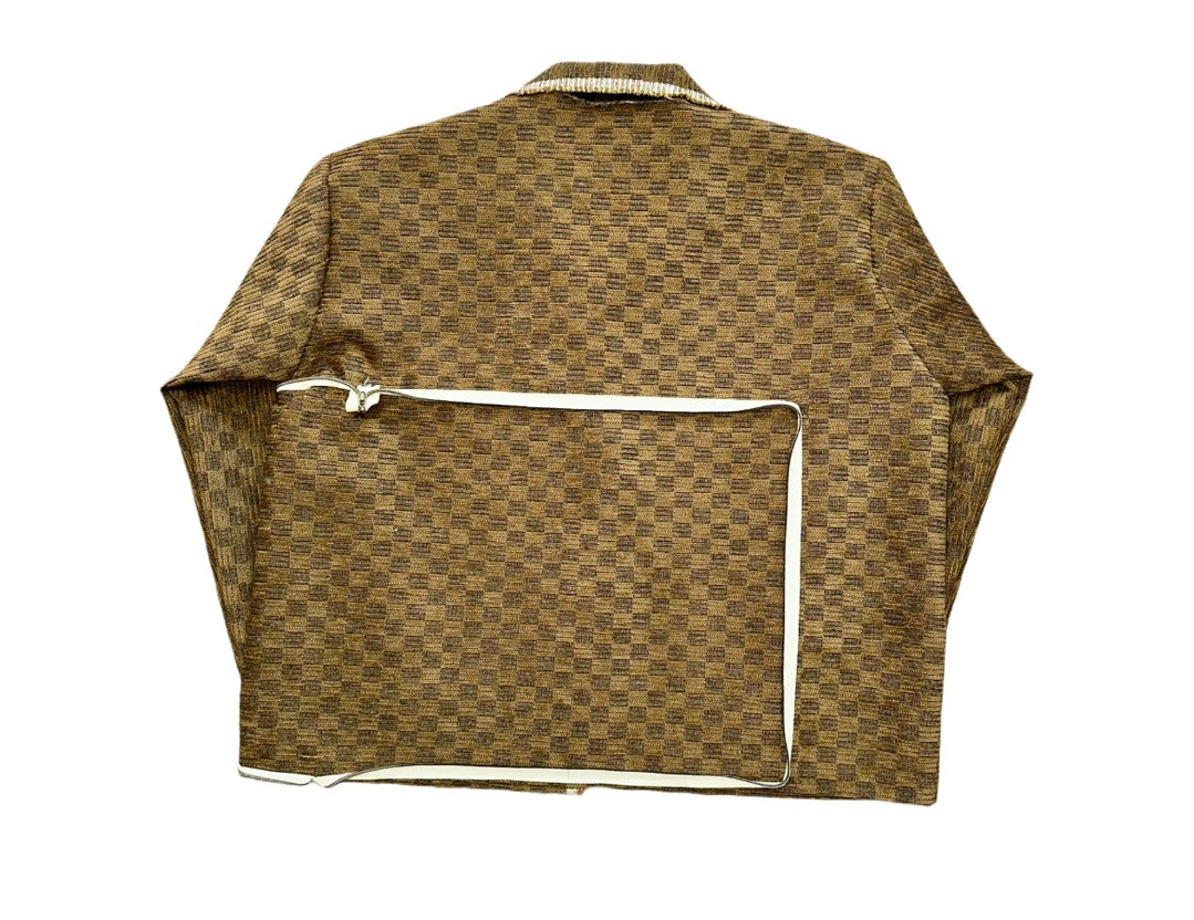 1 of 3 Golden Grid Coat N Tote