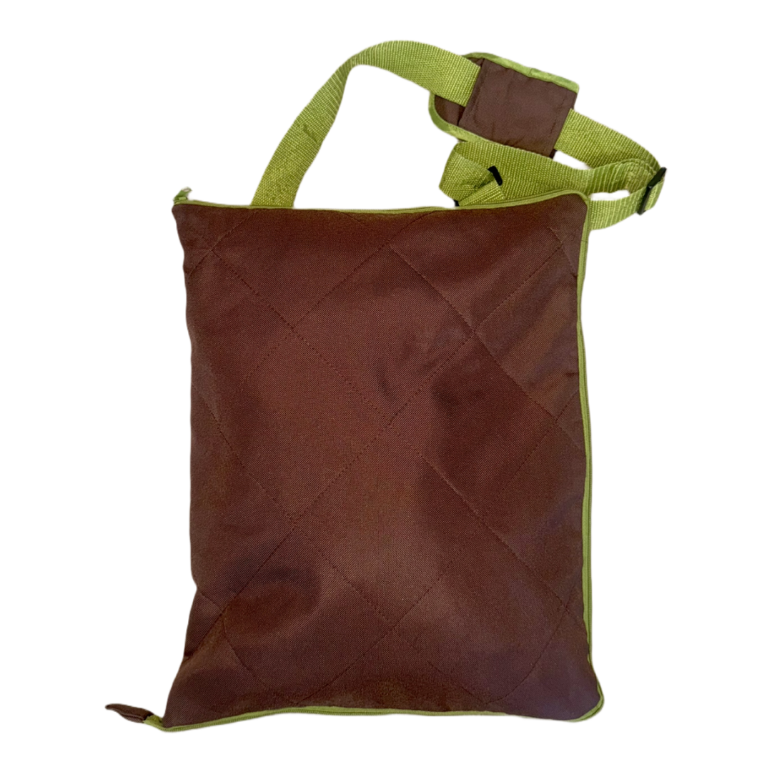 1 of 1 Truffle Stripe Utility Backet