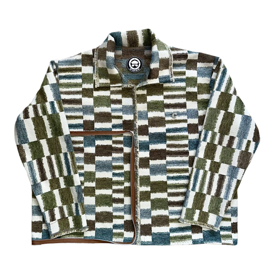 1 of 5 Jazz Grid Coat N Tote