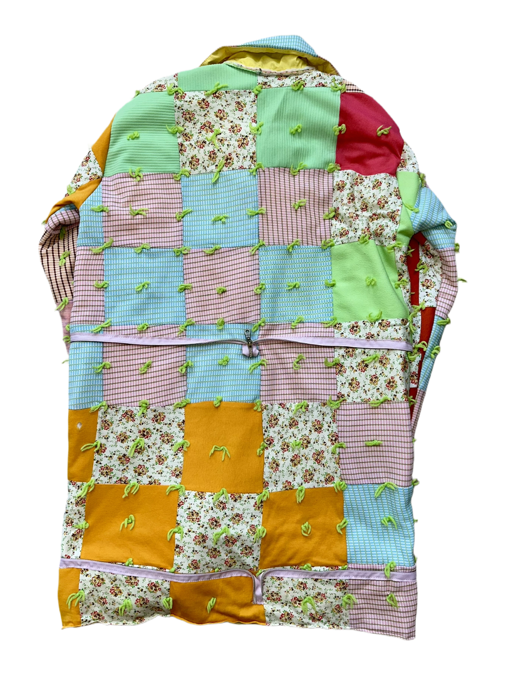 1 of 1 Petal Grid Trench Tote