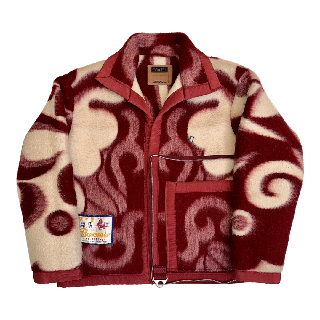 1 of 1 Oxblood Bloom Coat N Tote