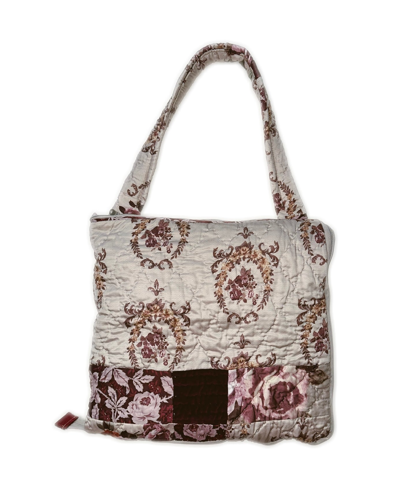 1 of 2 Burgundy Queen Coat N Tote