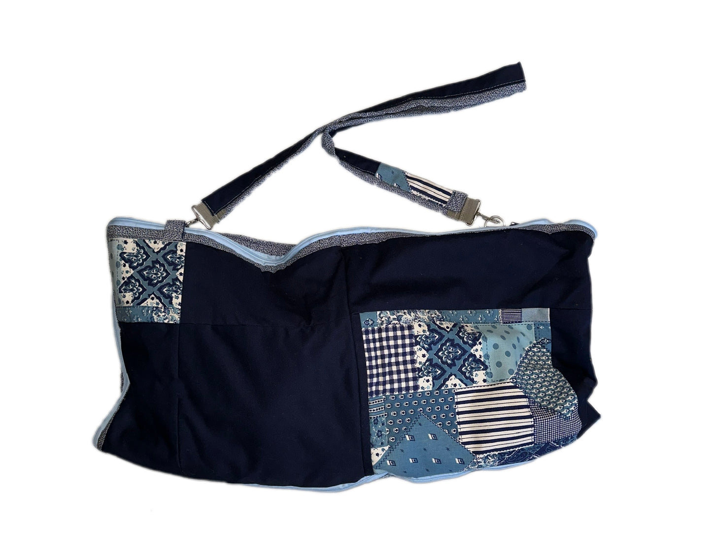 1of1 Blue Magic Quilted Coat n Tote