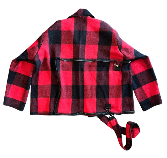 Red Ledger Coat N Tote