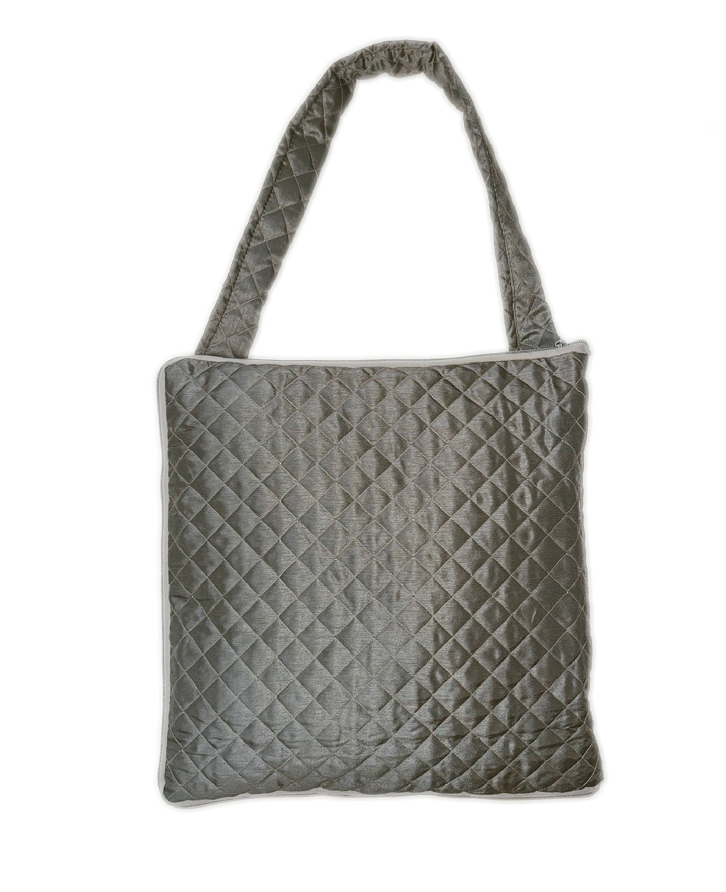 1 of 1 Smokey Taupe Coat N Tote