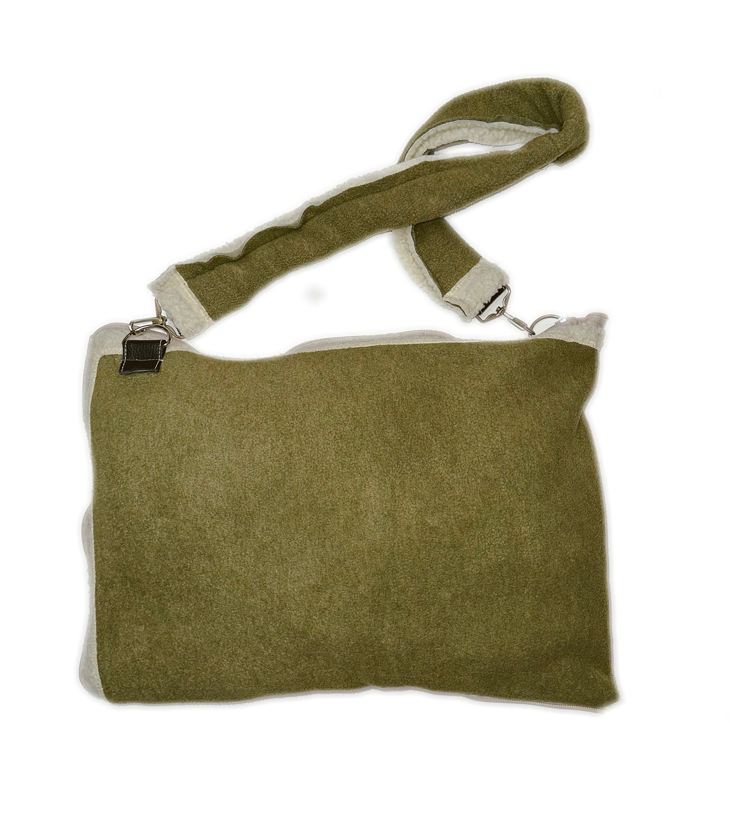 1of1 Olive Sherpa Coat n Tote