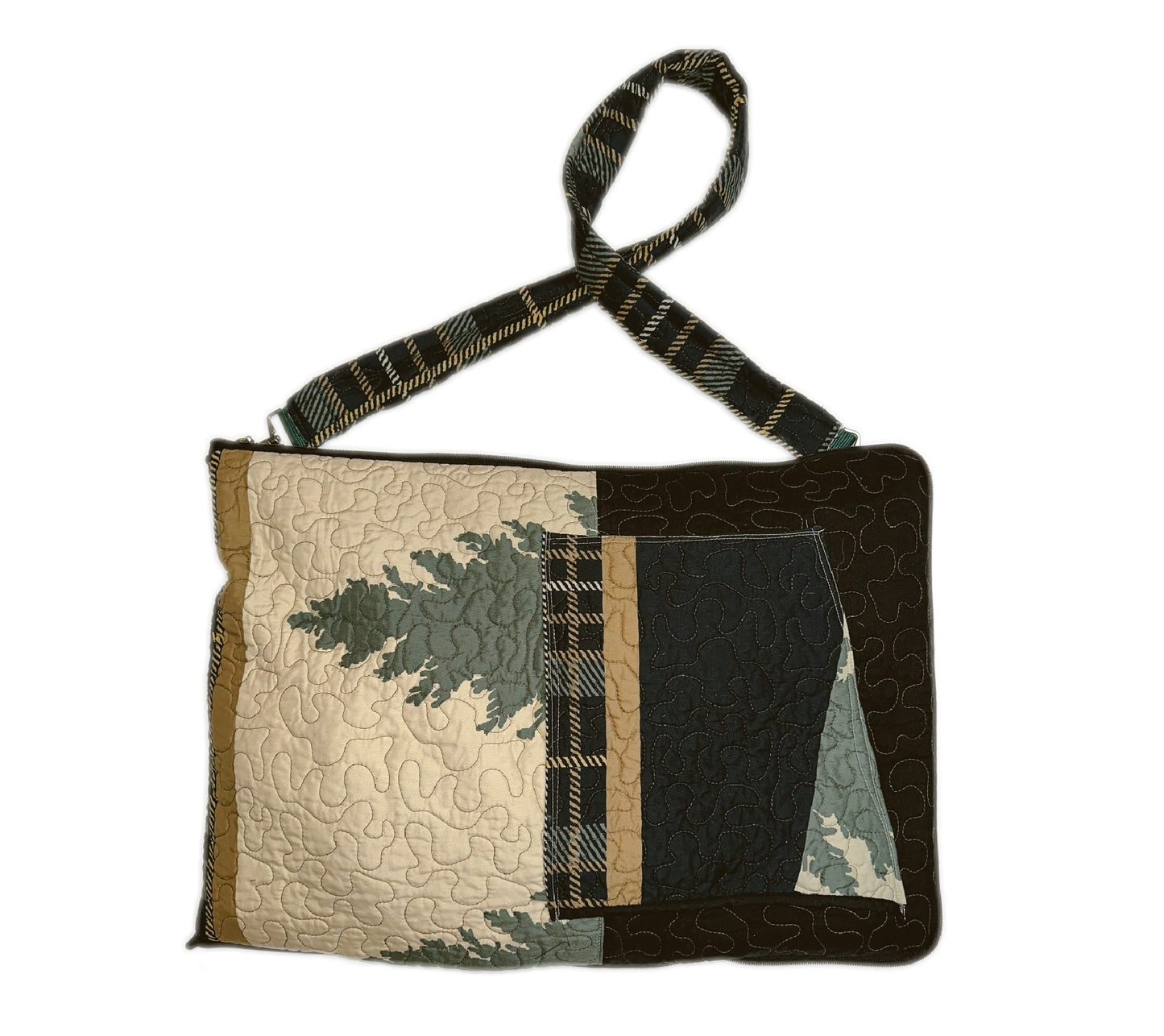 1of1 Black Cash Trench Tote