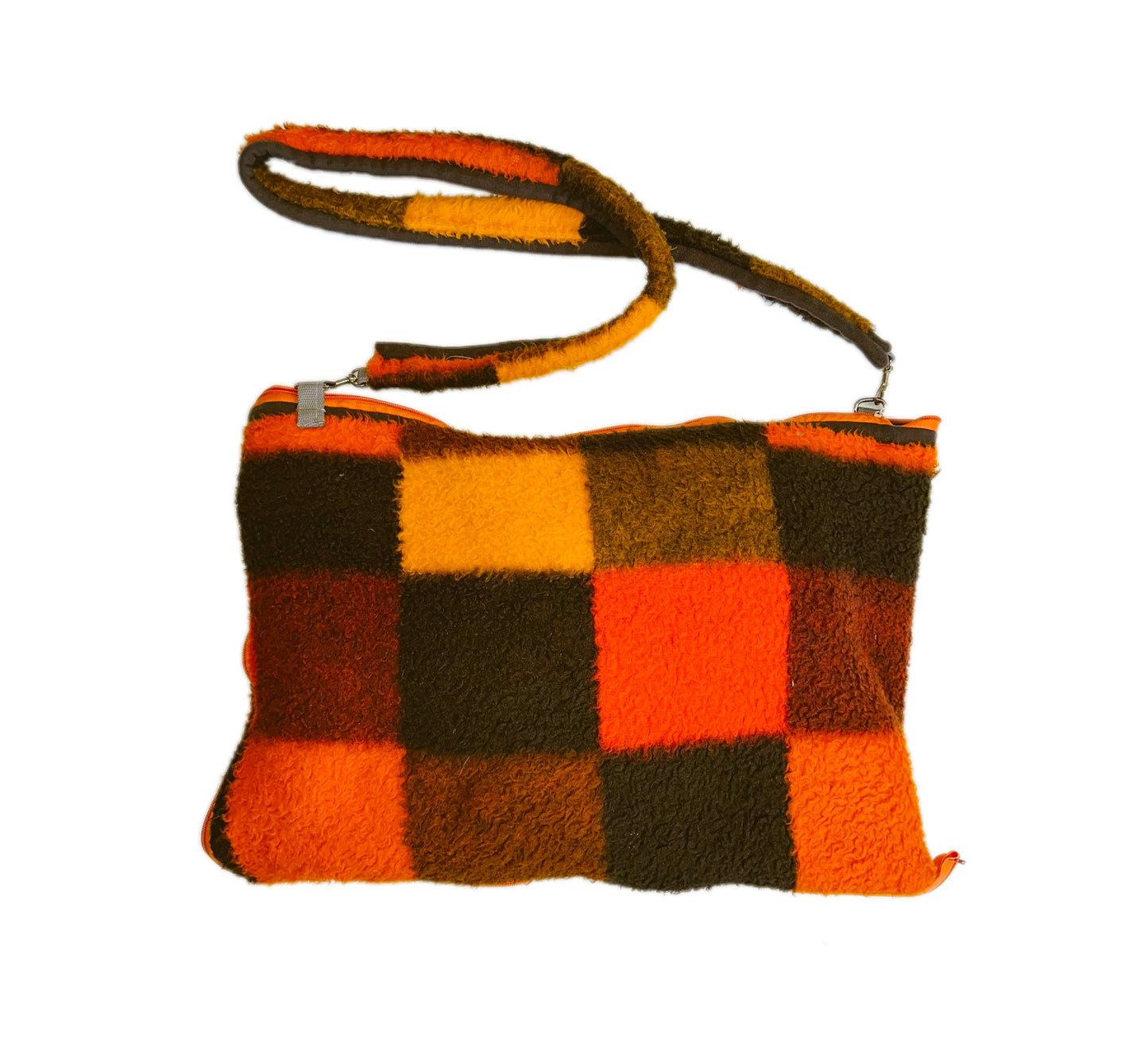 1of1 Checkerboard Sherpa Coat n Tote