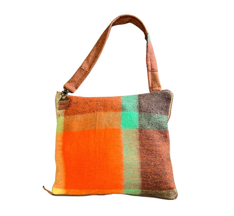 Signal Plaid Coat N Tote