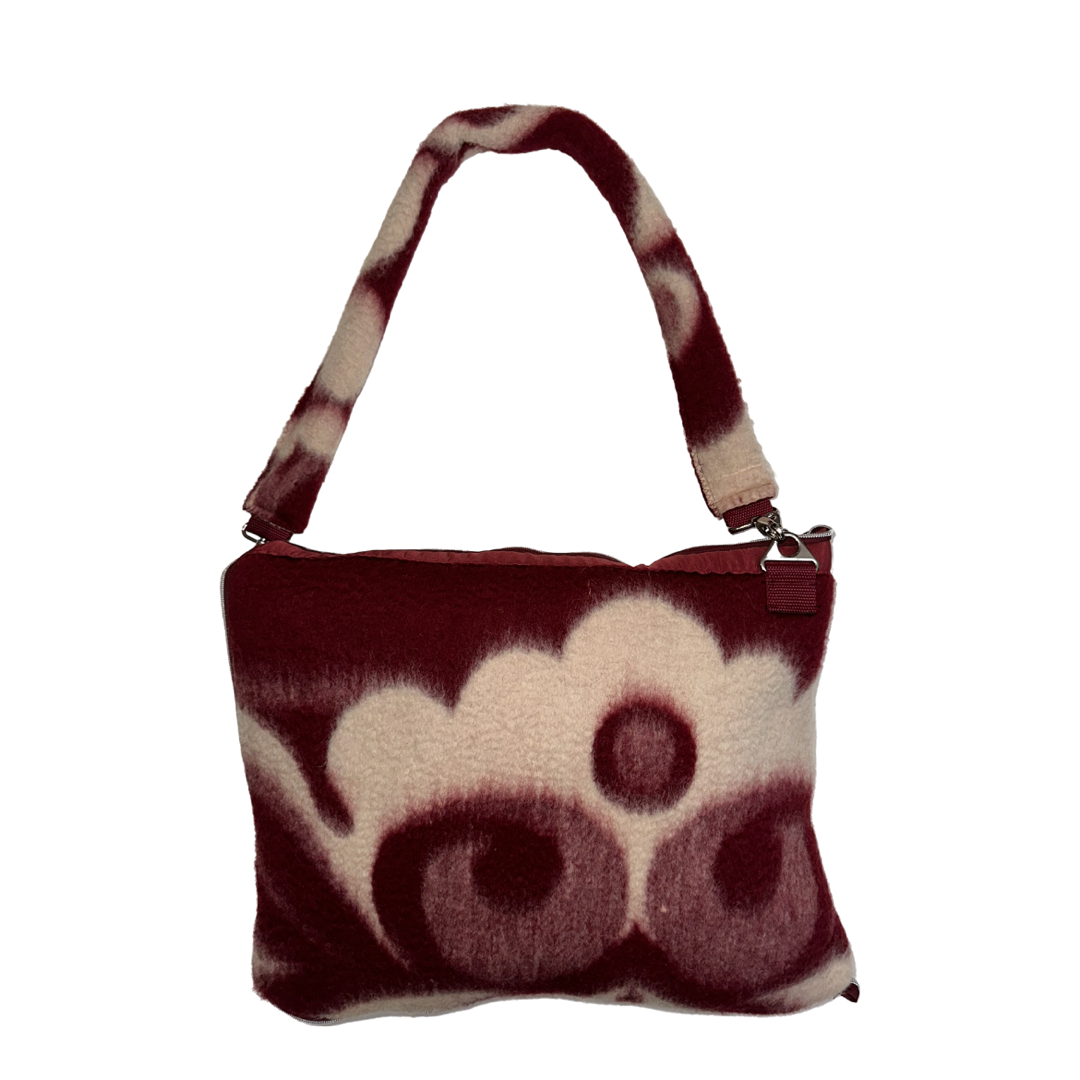 1 of 1 Oxblood Bloom Coat N Tote