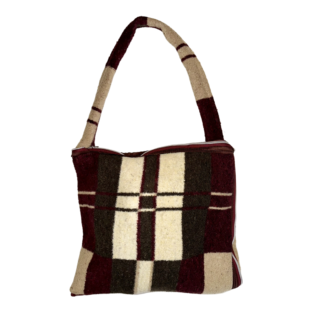1 of 1 Mosaic Embers Coat N Tote