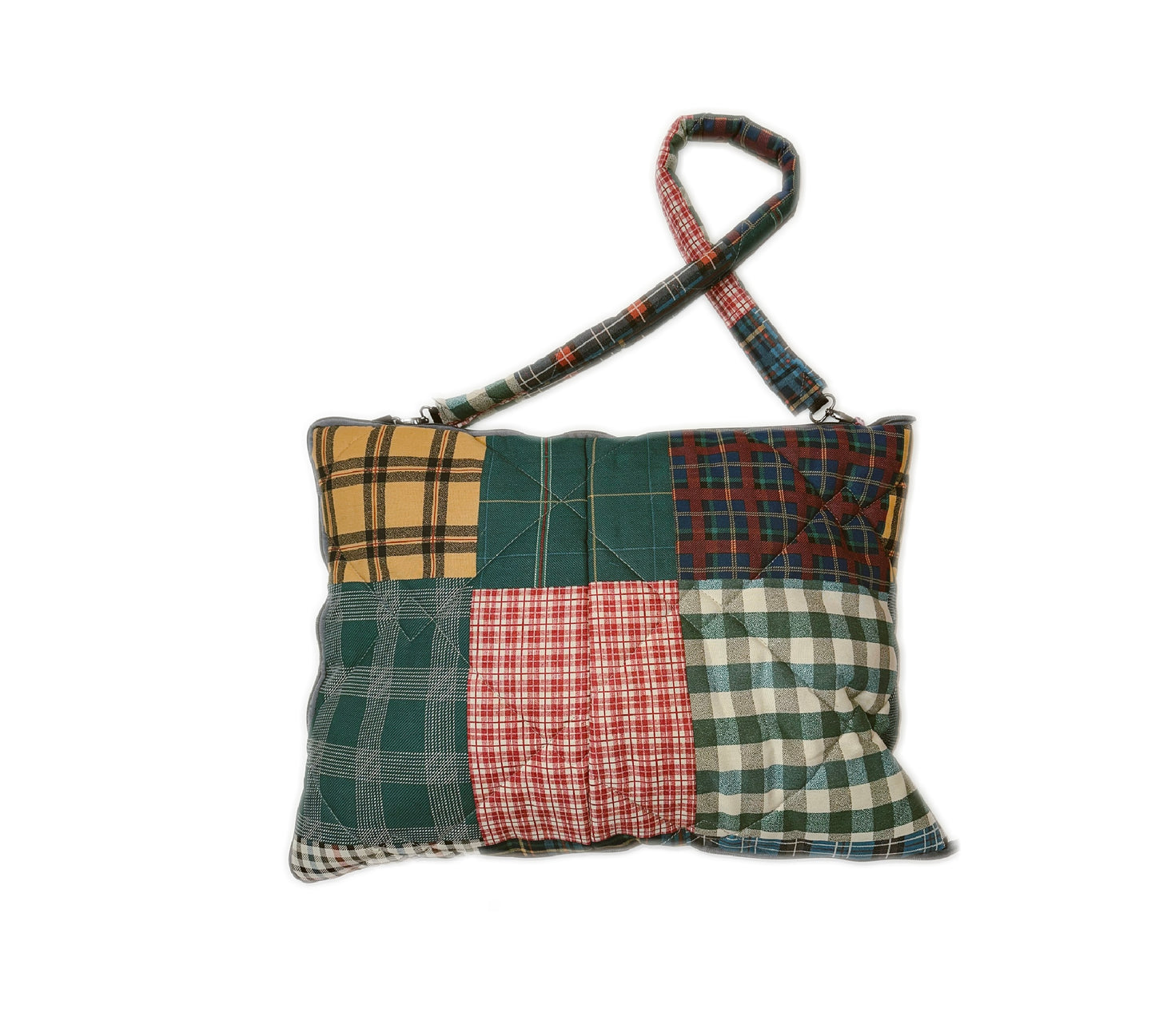 1of1 Tartan Mix Coat n Tote