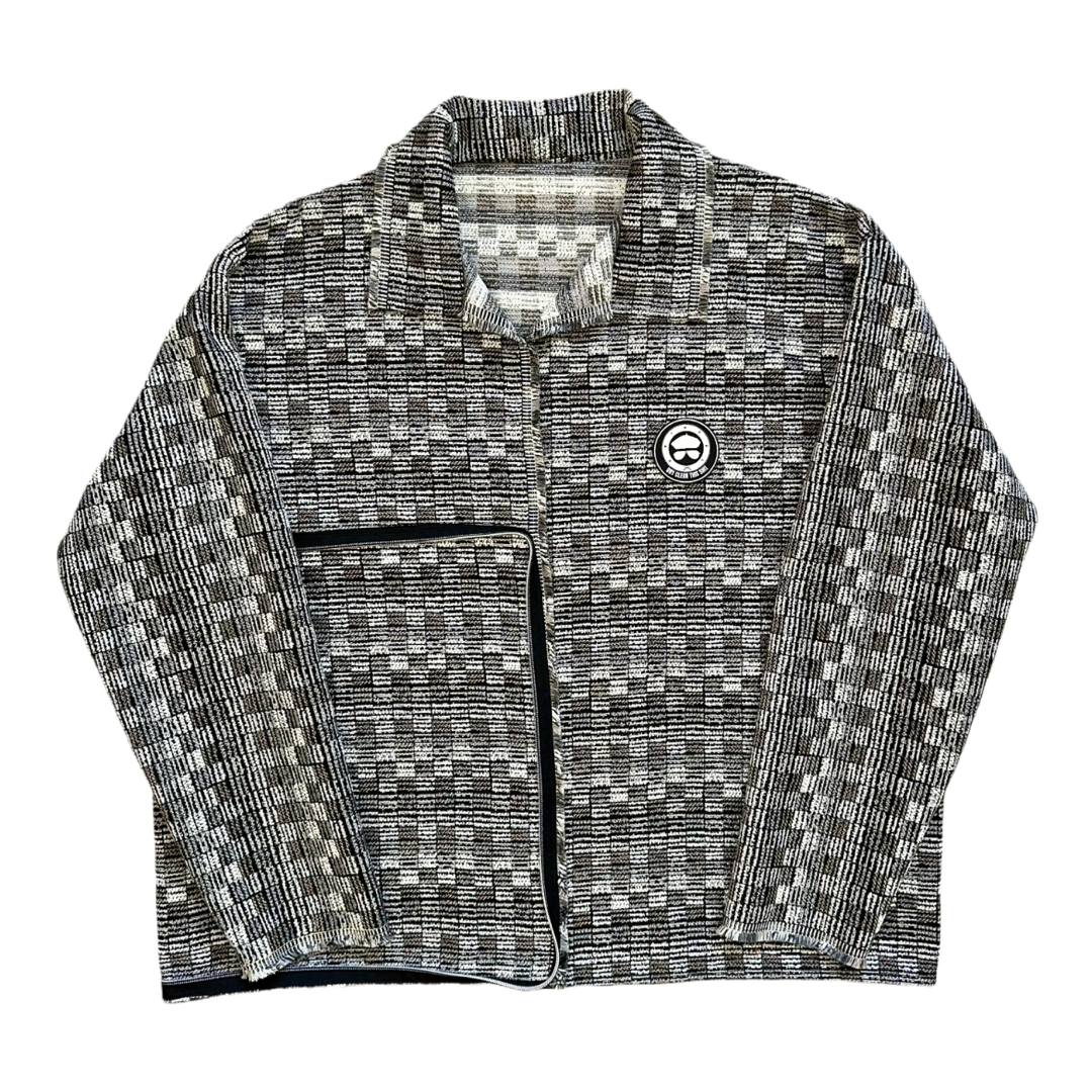 1 of 3 Static Grid Coat N Tote