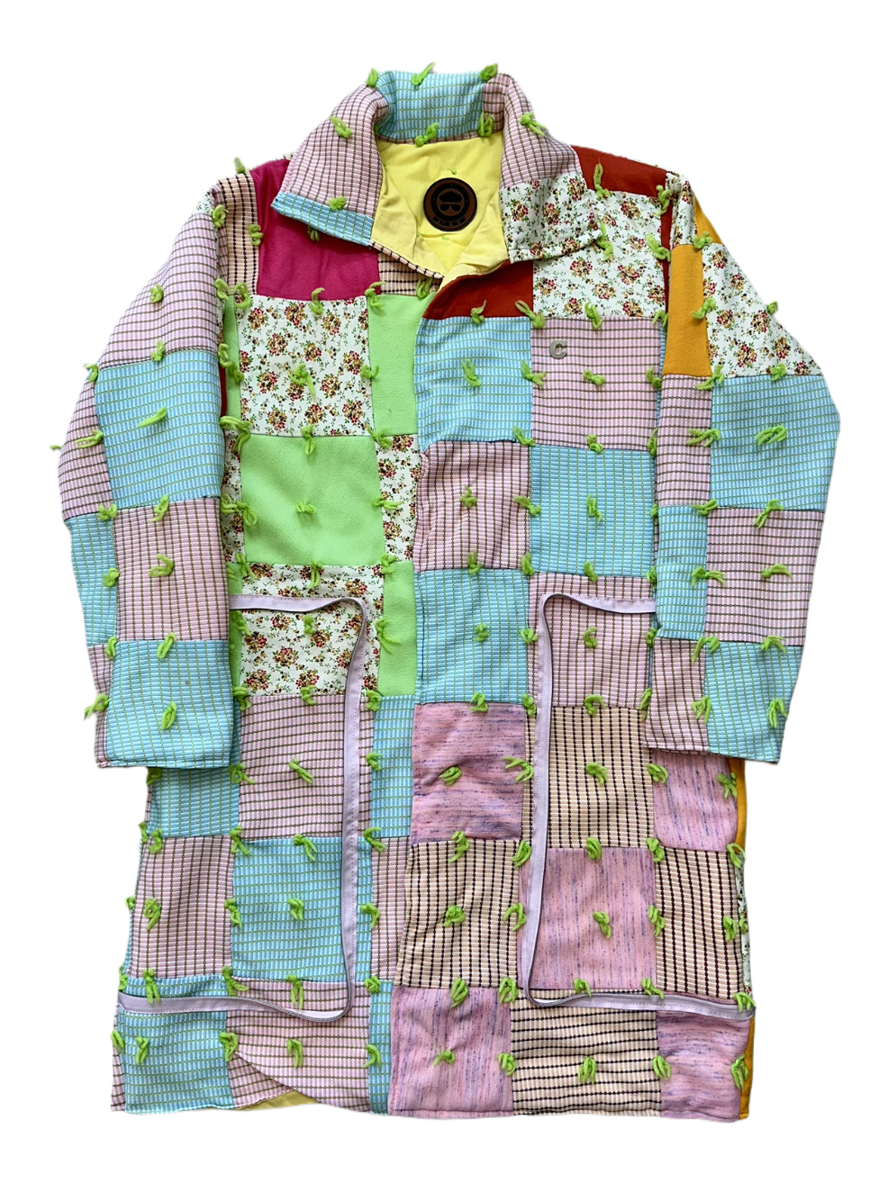 1 of 1 Petal Grid Trench Tote