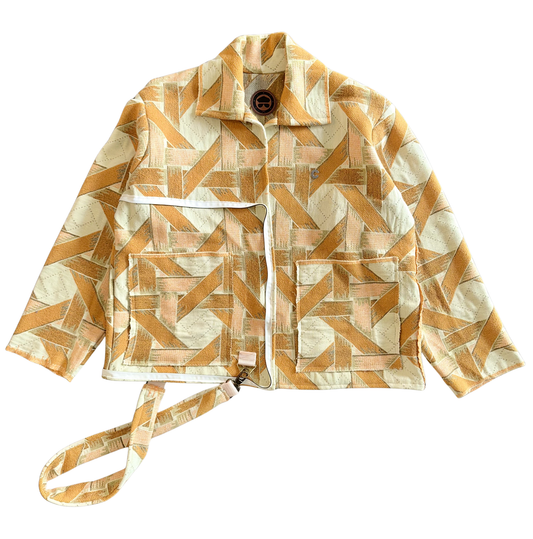 Angular Study Coat N Tote