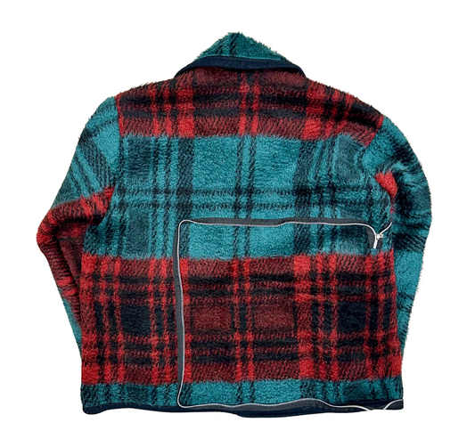 The Emberteal Plaid Coat N Tote
