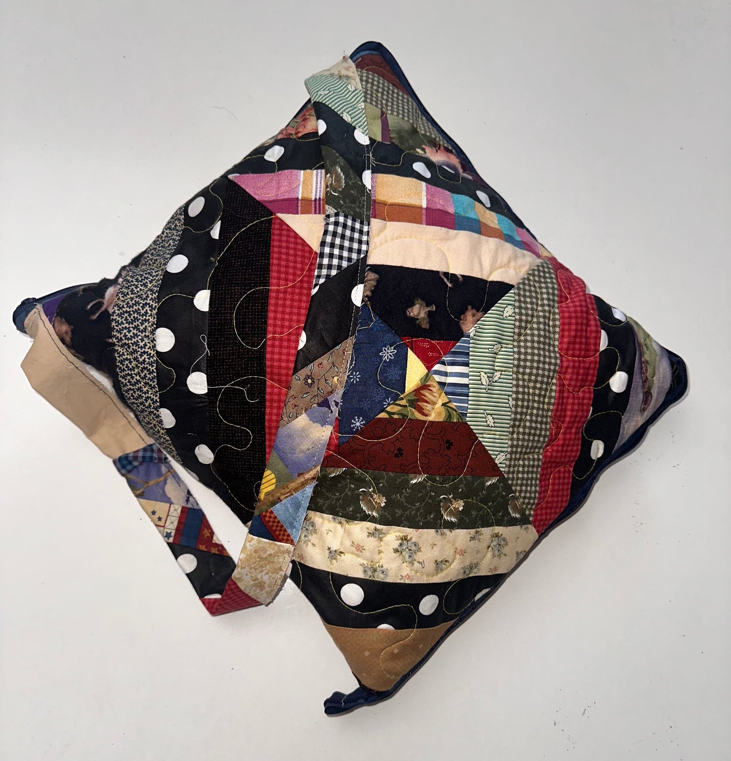 Quilted Patchwork Backet