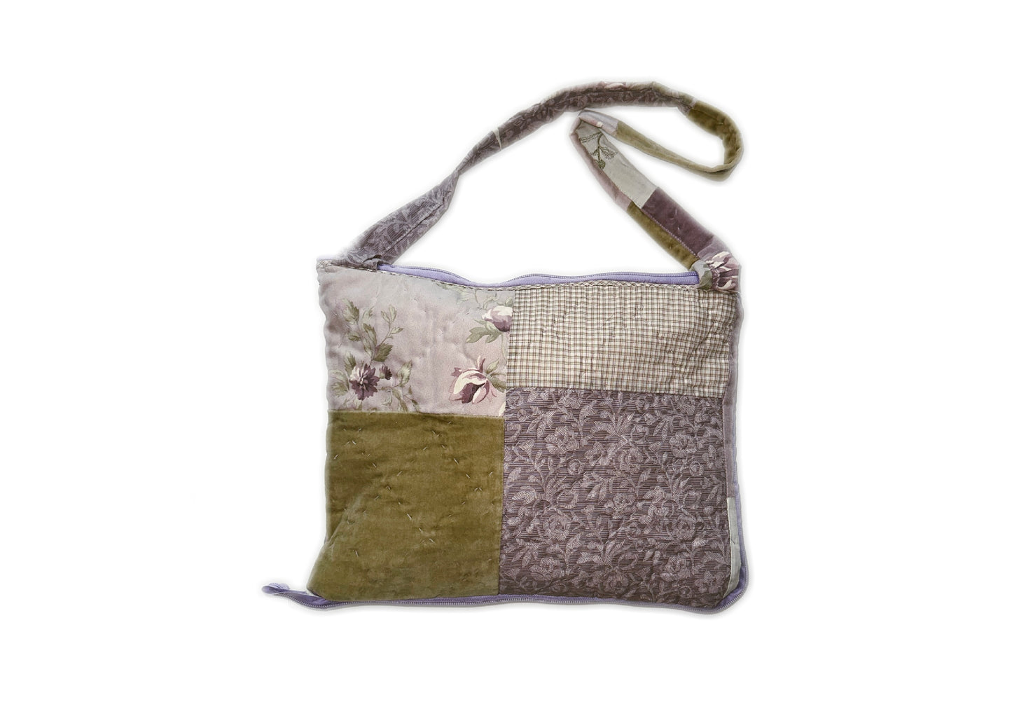 1of1 Lavender Quilted Patchwork Bag Vest