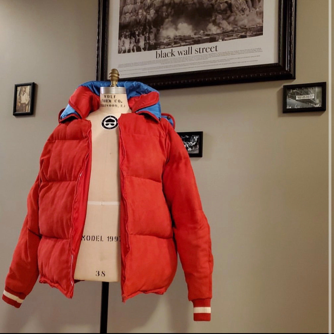 Red Puffer Coat