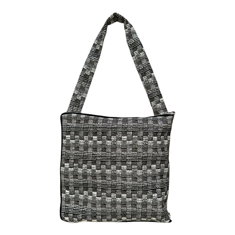 The Static Grid Coat N Tote