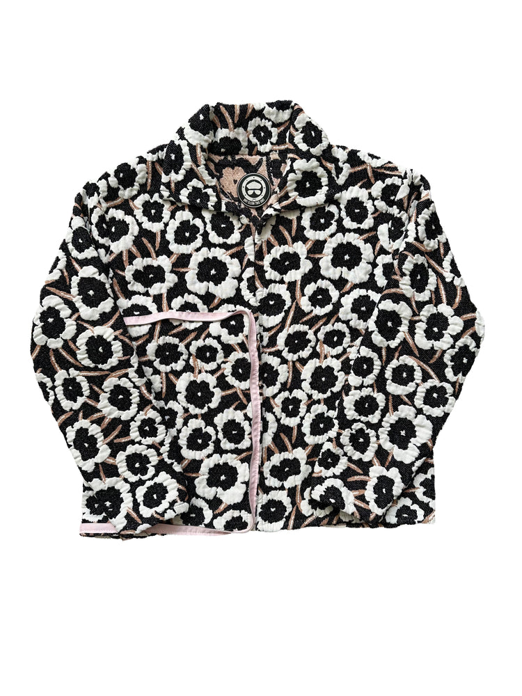 The Petal Noir Coat N Tote