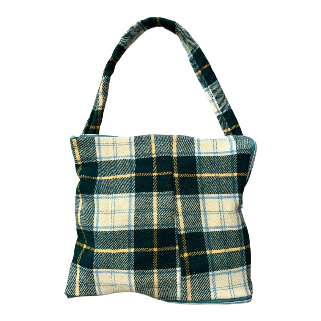 1 of 1 Blue Ashlar Trench Tote