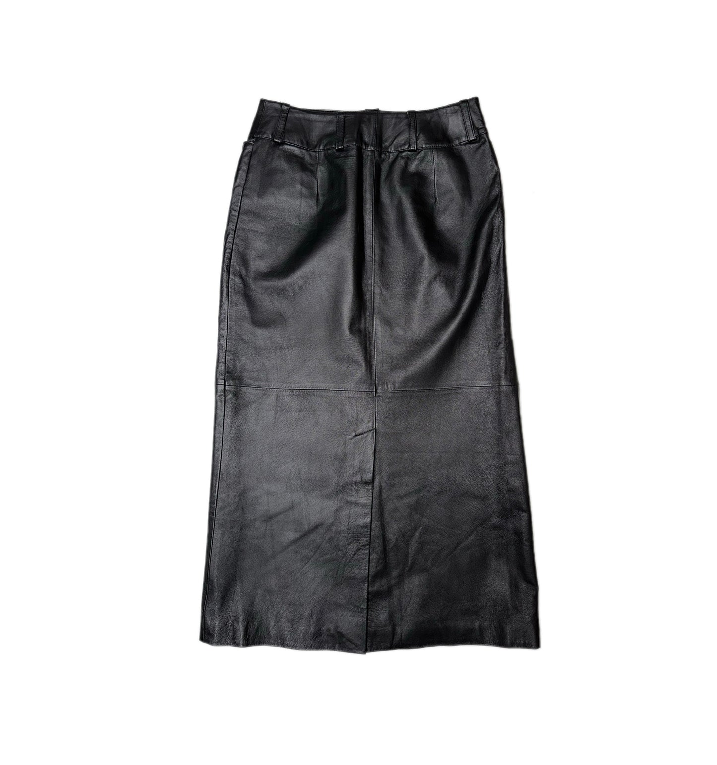 1of1 Cointel Long Leather Skirt