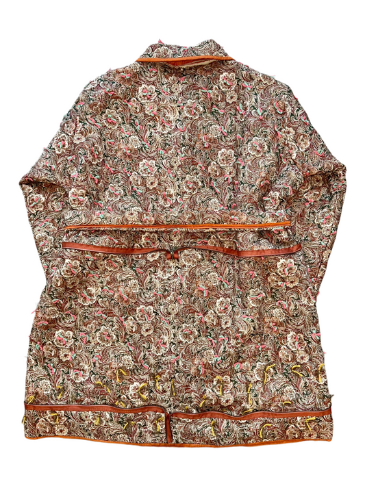 1 of 1 Paisley Nocturne Trench Tote