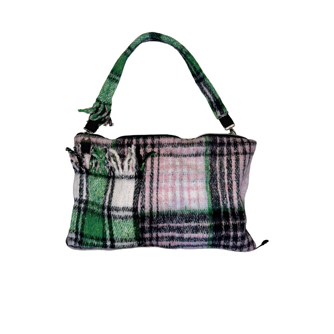 1 of 1 Preppy Plaid Trench Tote