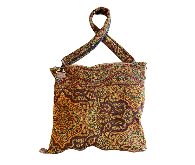 The Burnished Paisley Coat N Tote