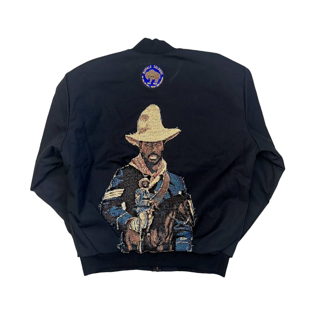 Vintage Buffalo Soldiers Bomber