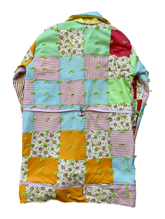 1 of 1 Petal Grid Trench Tote