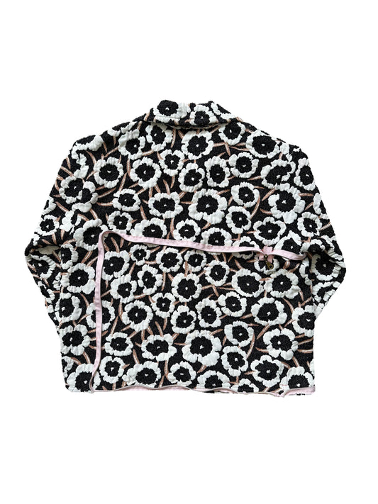 The Petal Noir Coat N Tote