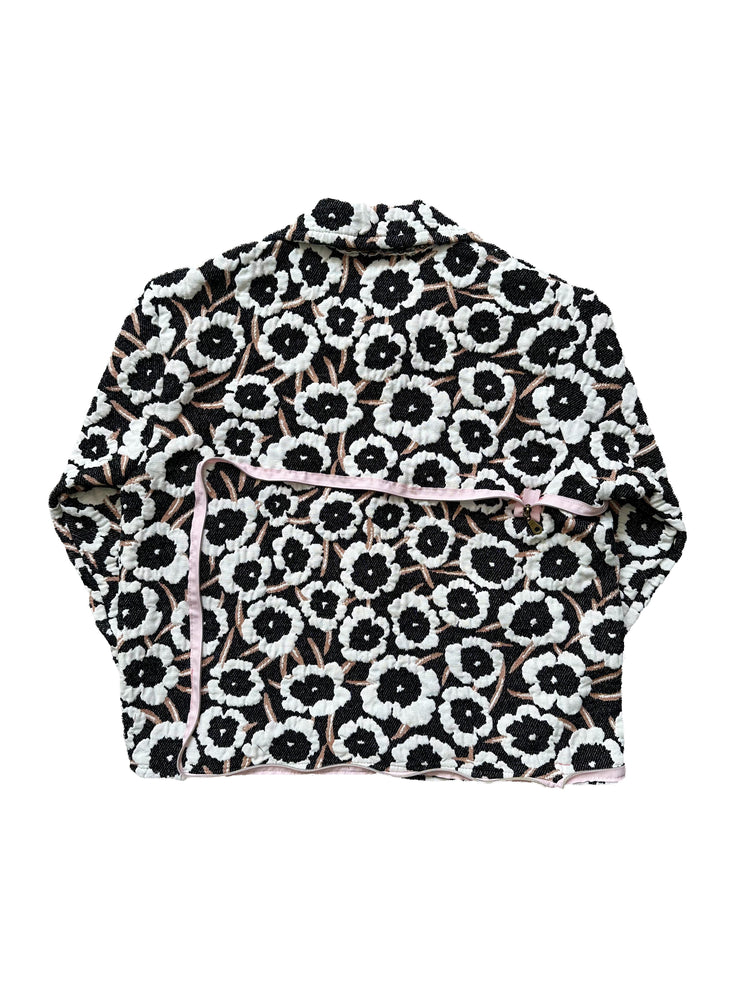 The Petal Noir Coat N Tote