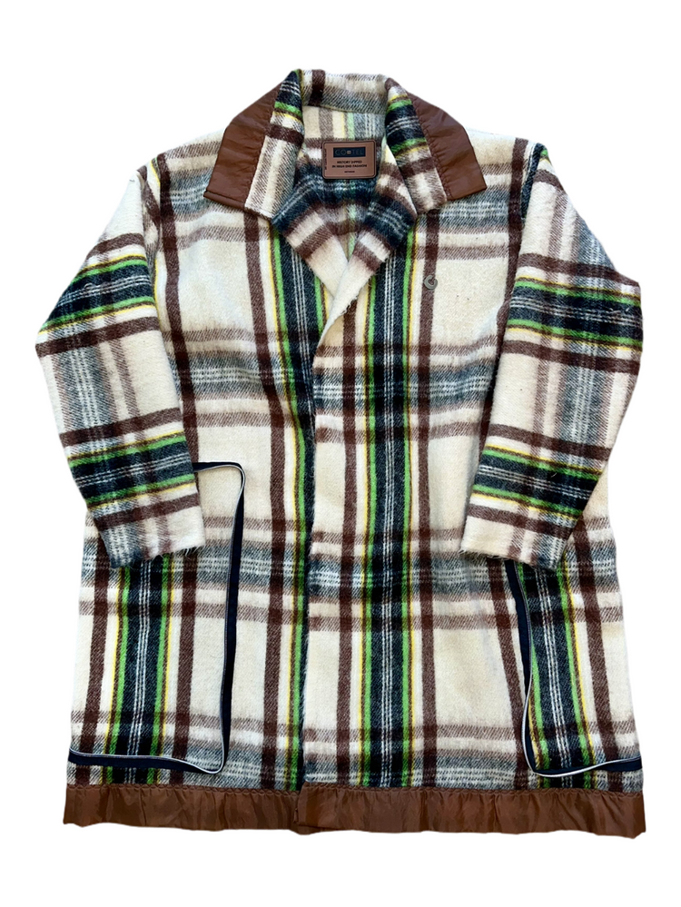 The Cocoa Brown Plaid Trench Tote