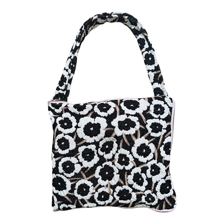 The Petal Noir Coat N Tote