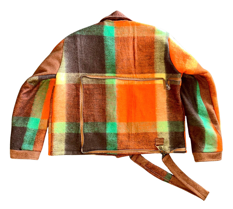 Signal Plaid Coat N Tote