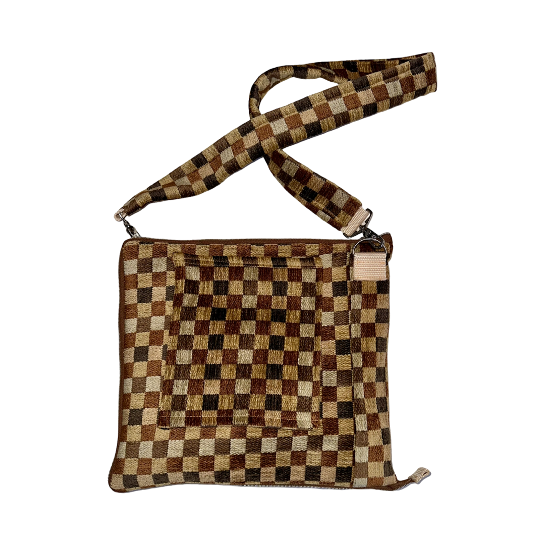 1 of 2 Porcini Checkered Bag Vest