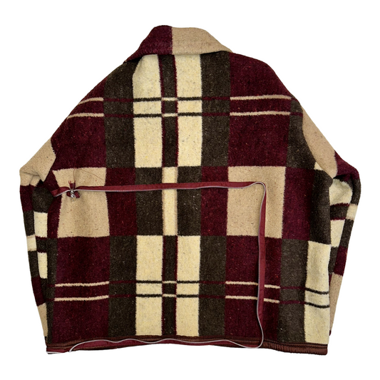1 of 1 Mosaic Embers Coat N Tote