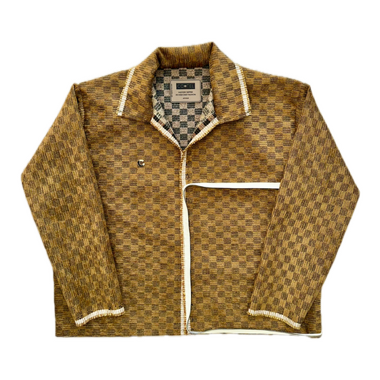 1 of 3 Golden Grid Coat N Tote