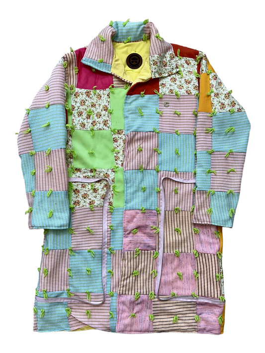 1 of 1 Petal Grid Trench Tote