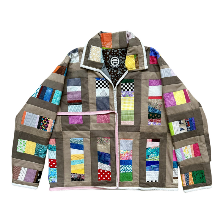 The Stitched Symphony Coat N Tote