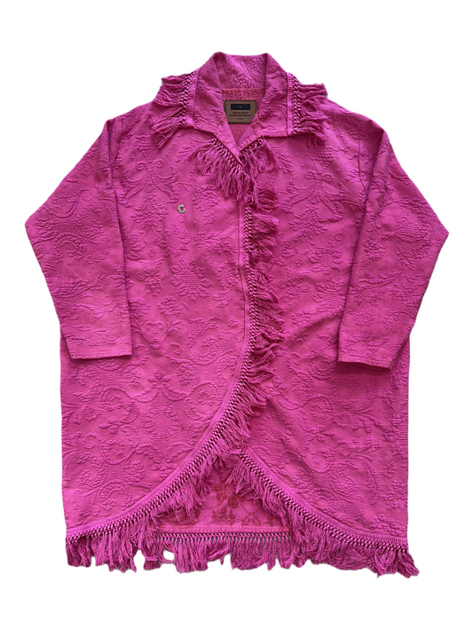 1 of 1 Fuchsia Reliquary Trench Coat