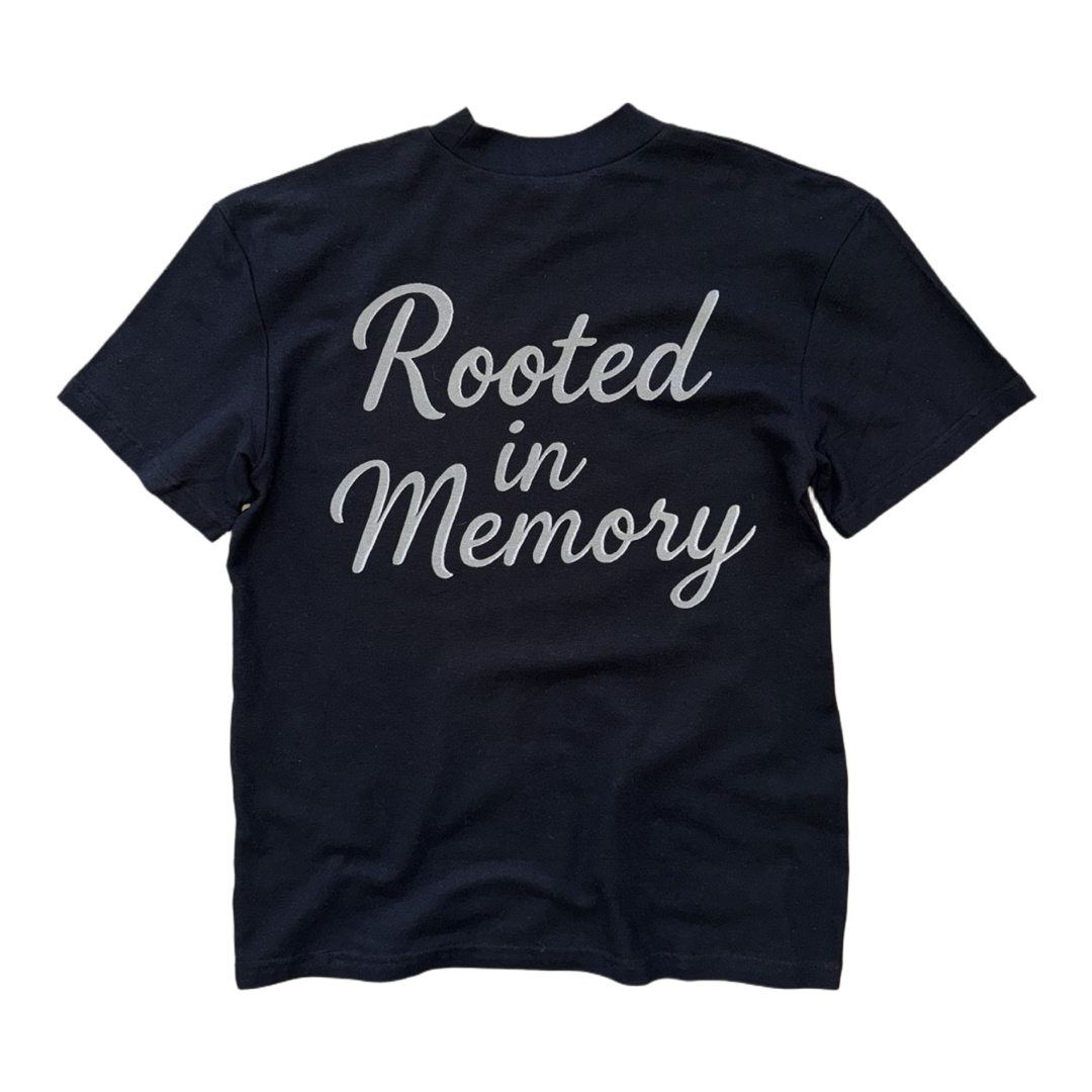 Heritage Mock Neck Tee – Black