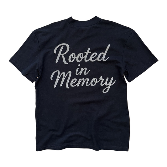Heritage Mock Neck Tee – Black