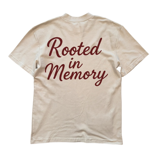 Heritage Mock Neck Tee – Cream