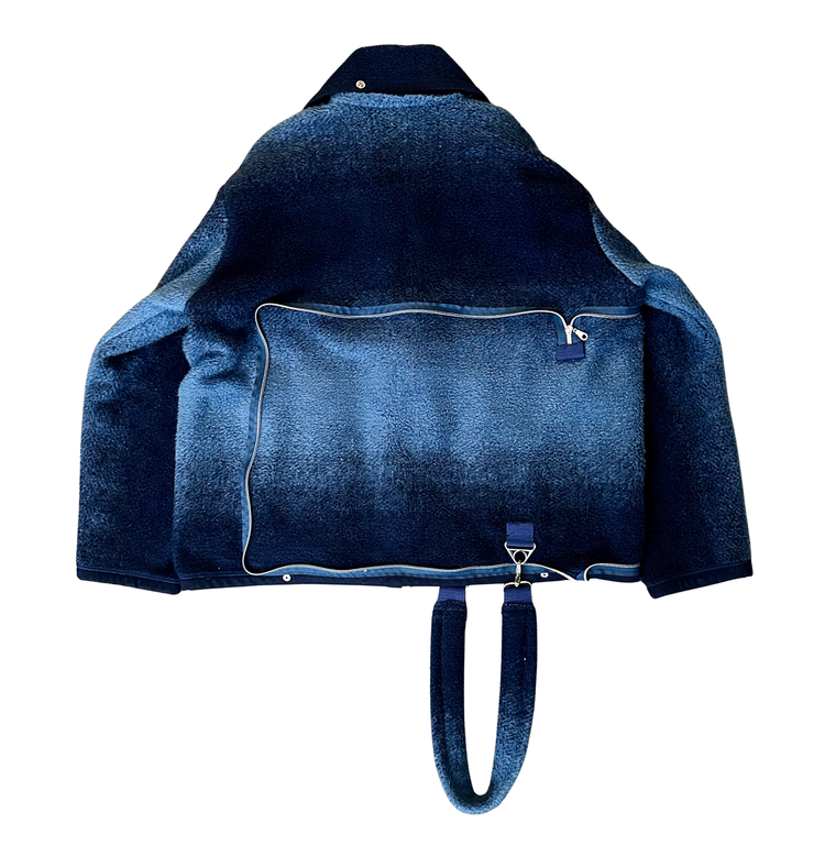 Midnight Pile Study Coat N Tote