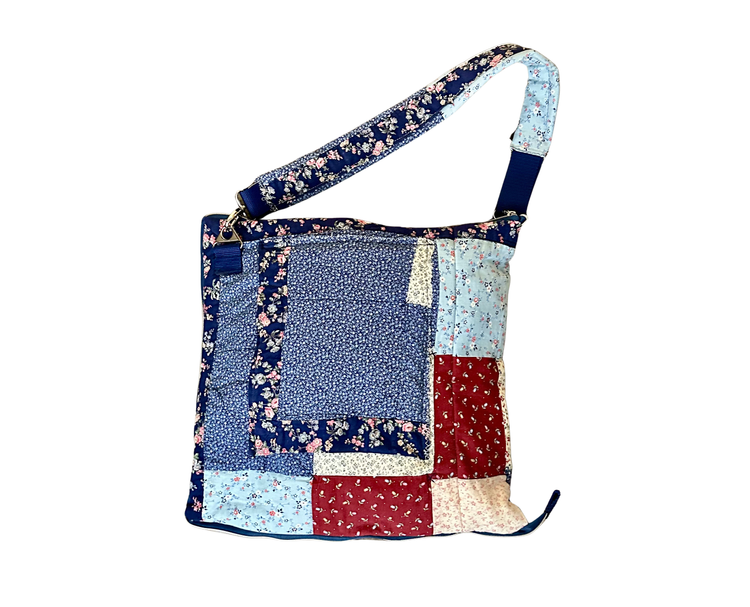 Composition in Blue Coat N Tote