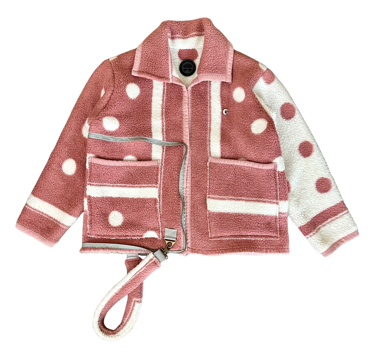 Dotted Form Coat N Tote
