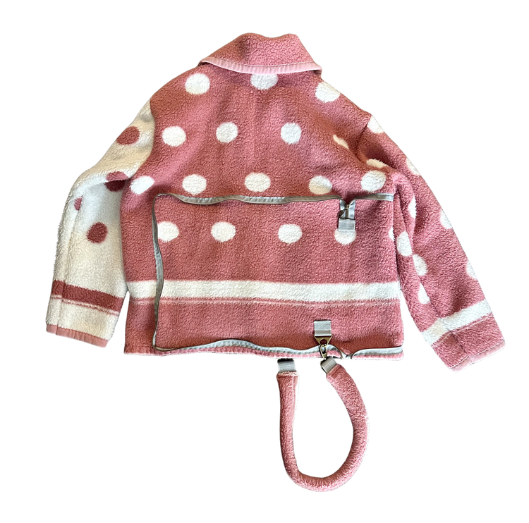 Dotted Form Coat N Tote